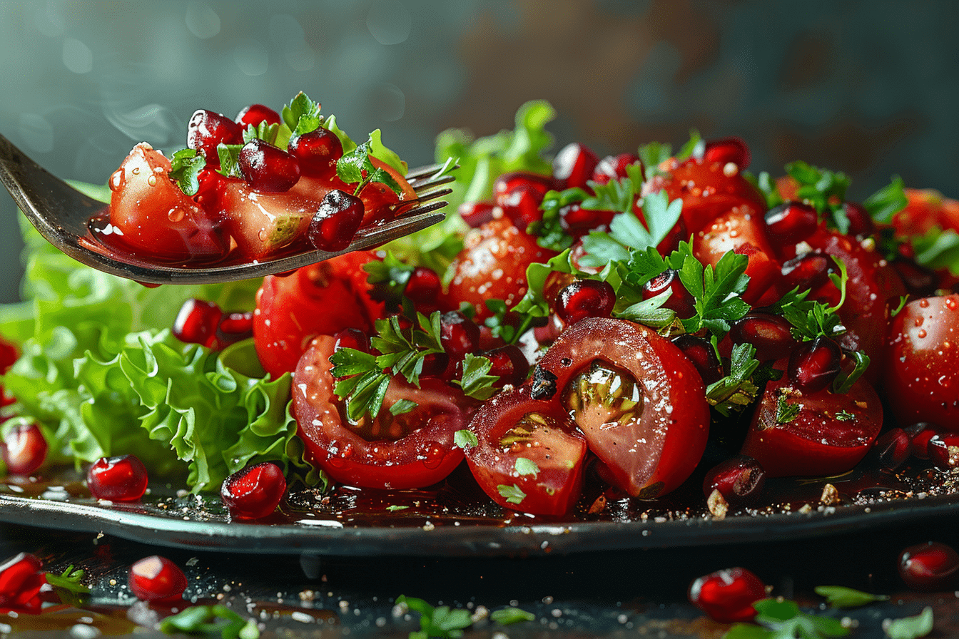 Artisan lettuce salad