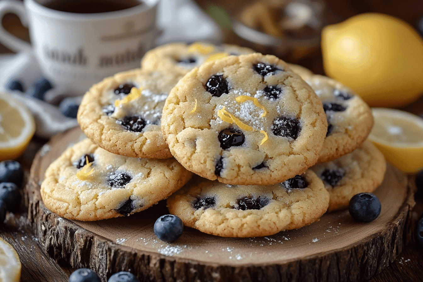 Lemon Blueberry Cookies