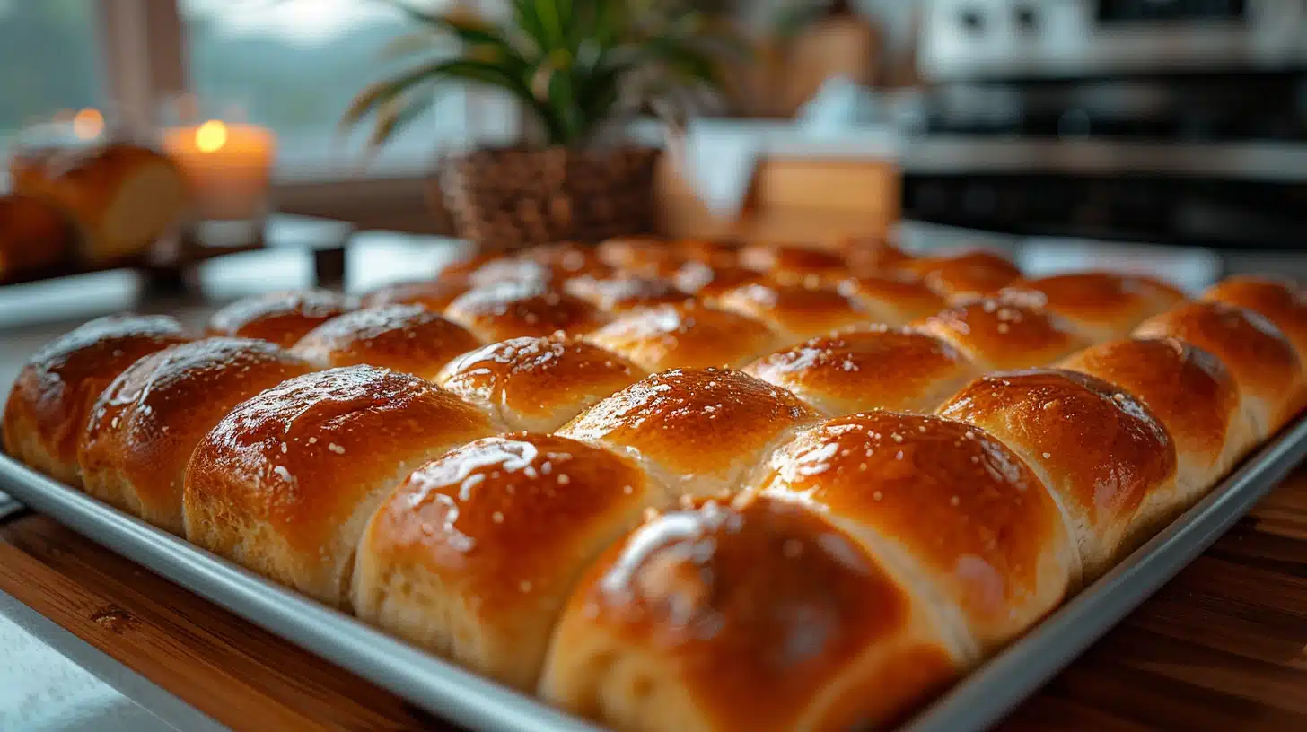Sourdough dinner rolls recipe