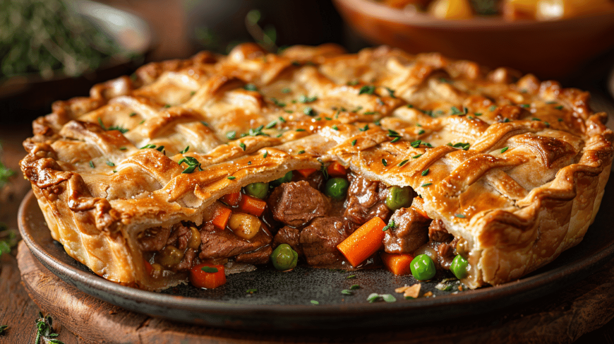 Beef pot pie recipe