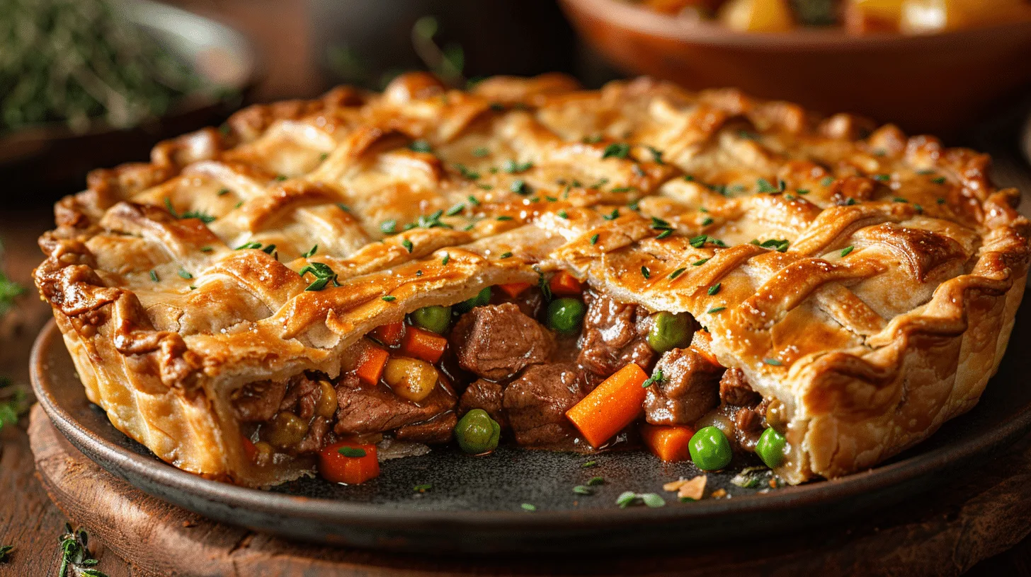 Beef pot pie recipe